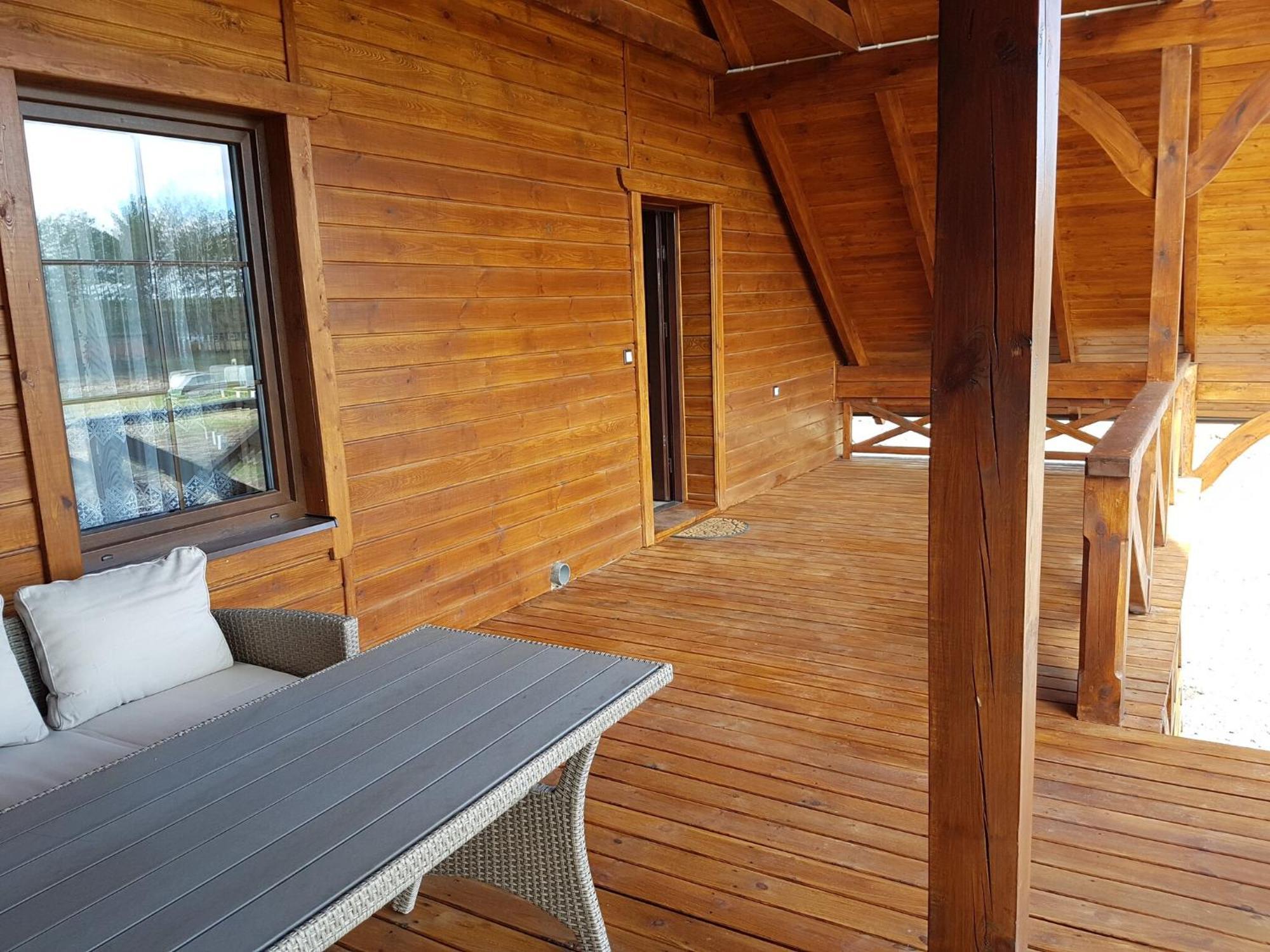 Wooden Holiday Home In Skrzynia With Terrace 오시크 외부 사진